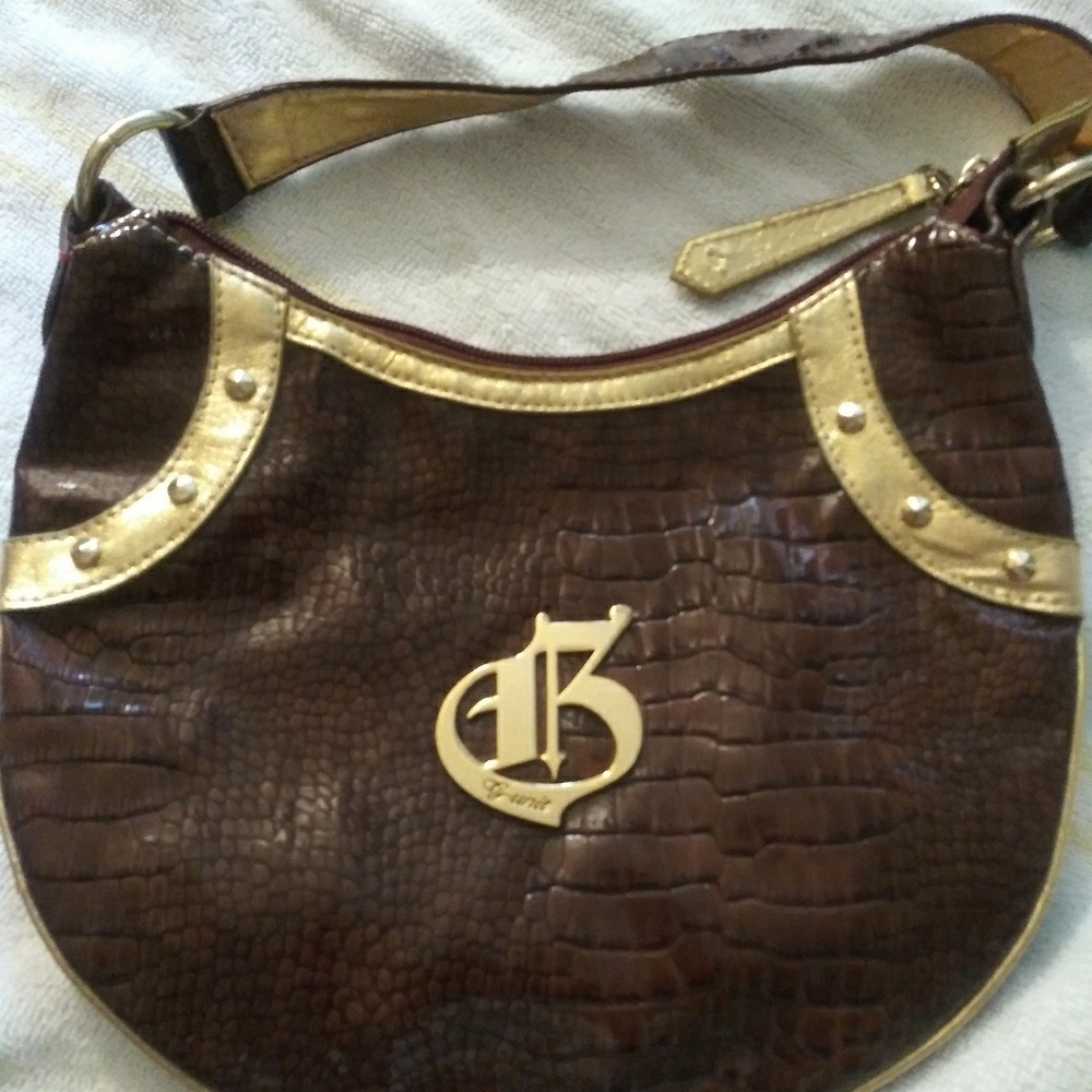 Brown and Gold purse